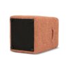 Oliver - Tapered Square Upholstered Ottoman - Spice Orange Fleeced - Image 11