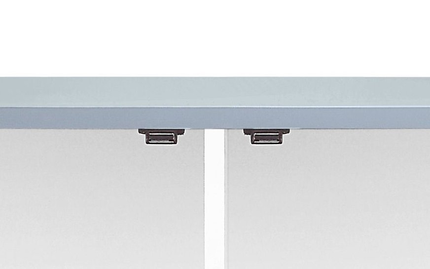 Gaines - High Gloss Accent Cabinet - Gray - Image 6