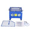 Bench Top Portable Sand Blaster Cabinet Kit 25 Gallon With 80 Psi Capacity - Blue - Image 4