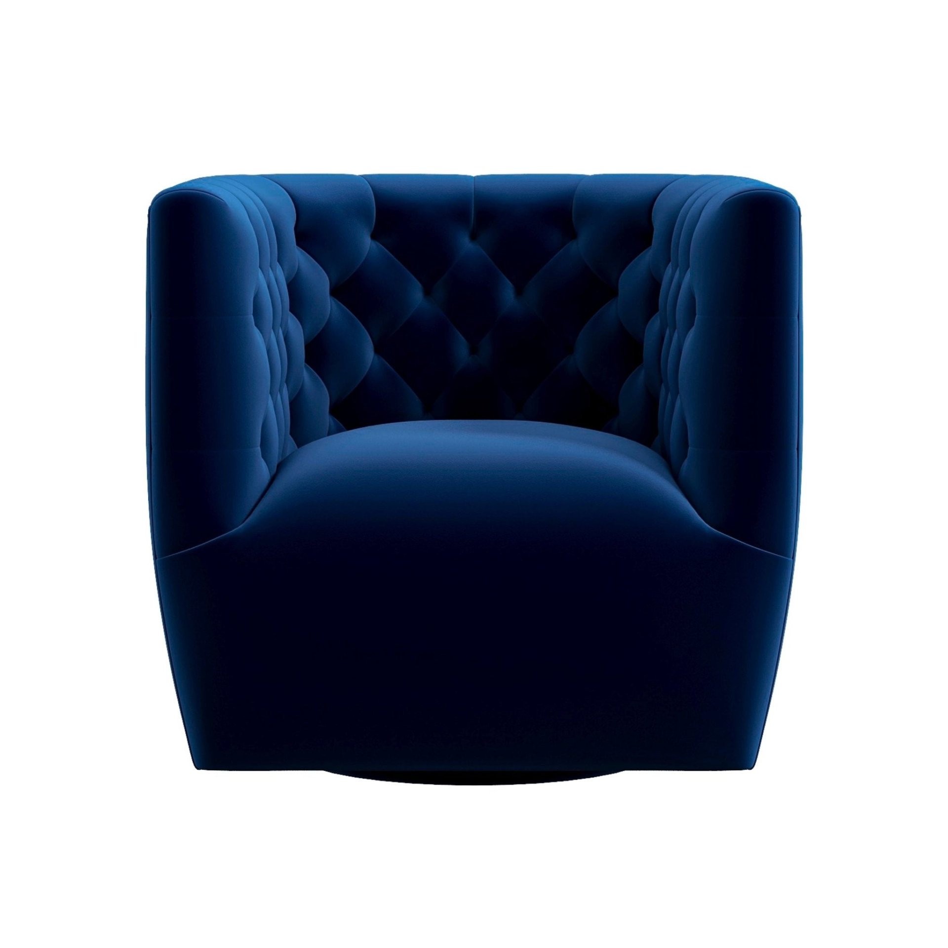Delaney - Swivel Chair - Dark Blue - Image 18