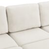 Sectional Sofa Couch Sofa Bed U-Shaped Sofa With Two Movable Ottoman And Three USB Ports For Living Room - Beige - Image 18