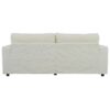 Oversized Loveseat Chaise Lounge Sectional Sofa Bed Corduroy Sleeper Sofa With 2 USB Ports, 2 Cup Holders And 2 Throw Pillows For Living Room And Bedroom - Beige - Image 16