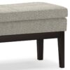 Carlson - Ottoman Bench - Greige - Image 7