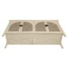 Rattan 4 Door Cabinet, Suitable For Bedroom - Natural - Image 14