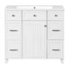Bathroom Vanity Cabinet With Sink Top Combo Set, Single Sink, Shaker Cabinet With Soft Closing Door And Drawer - White - Image 12