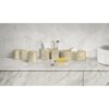 Marble Bathroom Accessories Set, Natural Stone - Beige / Gold / Beige / Yellow - Image 10