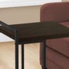 Accent Table, C - Shaped, Versatile Design - Espresso - Image 8