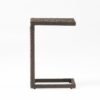 Bucharest - End Table C Shaped Side Table Rattan - Brown - Image 7