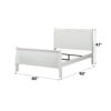 Louis Philippe - Eastern King Bed - White - Image 4