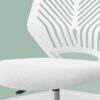 Office Chair, Adjustable Height, Swivel & Ergonomic, Contemporary And Modern - White - Image 2