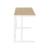 Roman - Industrial Office Desk - White / Natural - Image 2