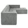 Modular Combination Sofa Set, Modern Minimalist Sofa, Living Room Upholstered Sofa Bed, Bedroom, 2 Pieces Computer Free Combination, L - Shaped - Light Gray - Image 17