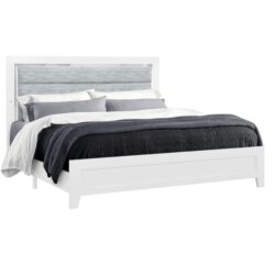 Omoda - Twin Bed With LED - White