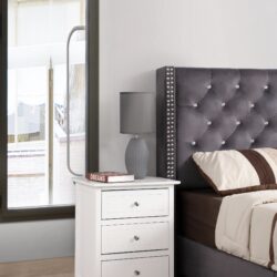 Daniel - Transitional Nightstand - White