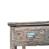 Rustic 2 Drawer Kitchen Island - Wood - Image 5