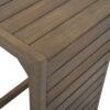 Outdoor C Shape End Table, Patio Table - Gray - Image 12