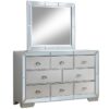 Stylish Storage Dresser - Silver Champagne - Image 2