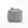 Soft Beanbag Chair With High Resilience Foam Core For Two People - Gray - Image 21