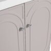 Modern 30" Freestanding Bathroom Vanity With Soft Close Cabinet Doors, Excluding Sink - Khaki - Image 15