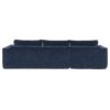 2 Pices Free Combination Minimalist Style Modular Sectional, Wrinkle Resistant Couch Set L Shaped Compressed Sofa For Living Room - Dark Blue - Image 8