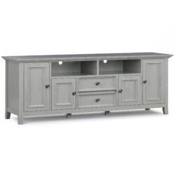 Amherst - Wide TV Media Stand - Fog Gray