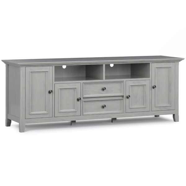 Amherst - Wide TV Media Stand - Fog Gray