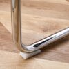 Shoe Changing Bench With Silver Metal Legs For Versatile Use - Black - Image 16