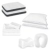 Comfort Care - King Size Hybrid Restful Nights Plush Mattress With Premium Comfort Bedding Pack - Black / White - Image 5