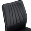 Medieval Modern Dining Chairs With Cushions And Metal Legs Material (Set of 4) - Black - Image 9