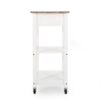 Tattnall - Kitchen Cart With Wheels - White - Image 9