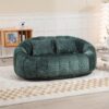 Bean Bag Sofa Lazy Sofa Durable Comfort Lounger High Back Chair For Indoor & Outdoor Use - Emerald - Image 9