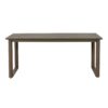 Rustic Nash Dining Table With Slat Design - Gray - Image 4