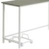 Bambina - Computer Desk - Gray / White - Image 3