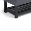 Saxon - Storage Ottoman Bench - Stone Gray - Image 4