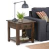 Monroe - End Table - Distressed Charcoal Brown - Image 7