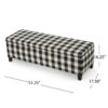 Contemporary Storage Ottoman With Seating And Storage - Black - Image 3