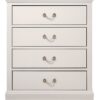 4 Drawer Chest Traditional Style - White - Image 4