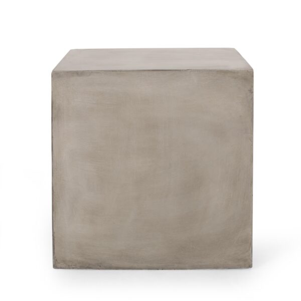 Outdoor Side Table - Light Gray