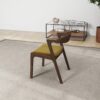 Dakota - Velvet Dining Chair (Set of 2) - Brown / Yellow - Image 7