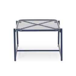Kincaid - Modern Side Table With Mesh Top - Navy Blue