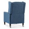 Manual Wing Chair Recliner - Blue - Image 8
