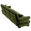 Modern Extra Large 3 Seat Sofa With Cloud Like Comfort - Olive Green - Image 13