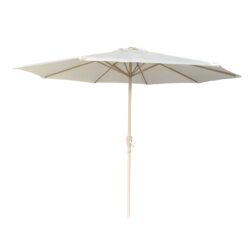 9 Ft Patio Market Umbrella With 8 Steel Ribs UV Resistant And Waterproof Canopy For Garden Poolside Or Table Use Without Base - Beige