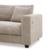 Oversized Sectional L Shaped Cloud Couch With USB Charging Port Cup Holder Deep And Wide Seat Sofa With Chaise Comfy - Khaki - Image 8