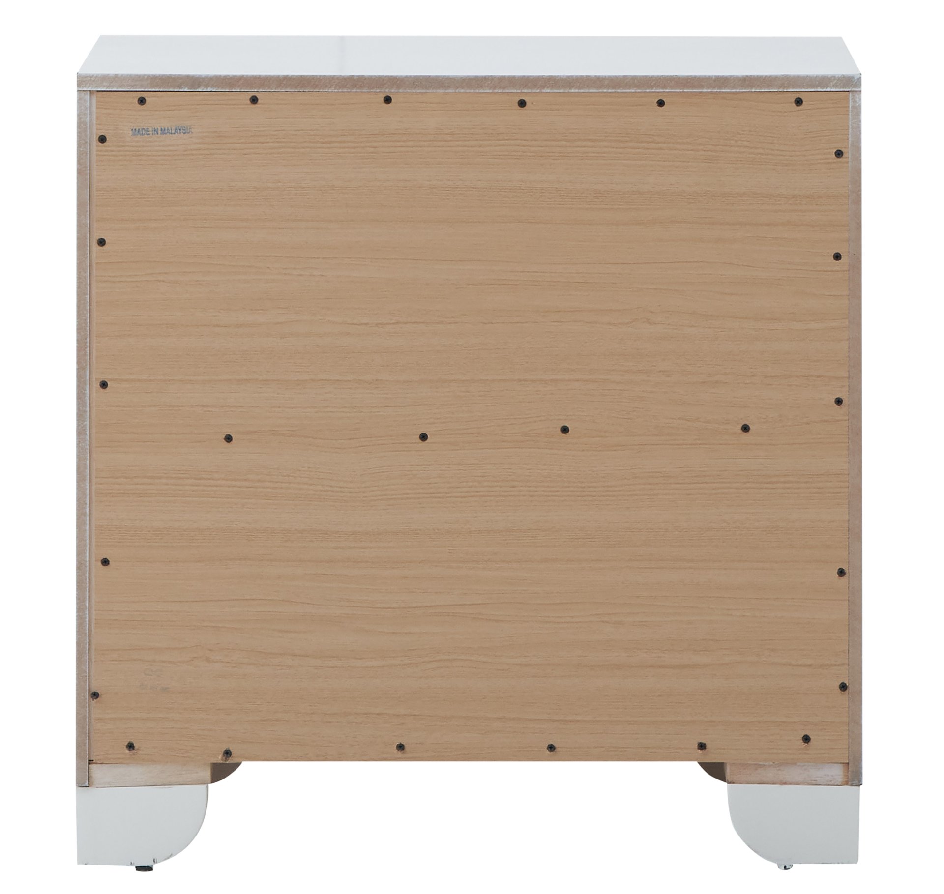 Nightstand Contemporary - Silver Champagne - Image 4