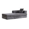Floor Couch, Compression Sofa, Convertible Floor Sofa Bed & Pillow Back Support Armrest - Dark Gray - Image 16
