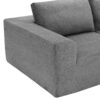 Modular L Shaped Sectional Sofa, Luxury Floor Couch Set, Upholstered Indoor Furniture, Foam - Filled Sleeper Sofa Bed 5 Pieces Free Combination - Gray - Image 11