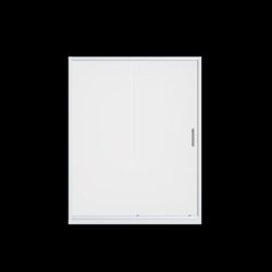 Pivot Shower Door With Handle, 1 / 4" Thick - Chrome