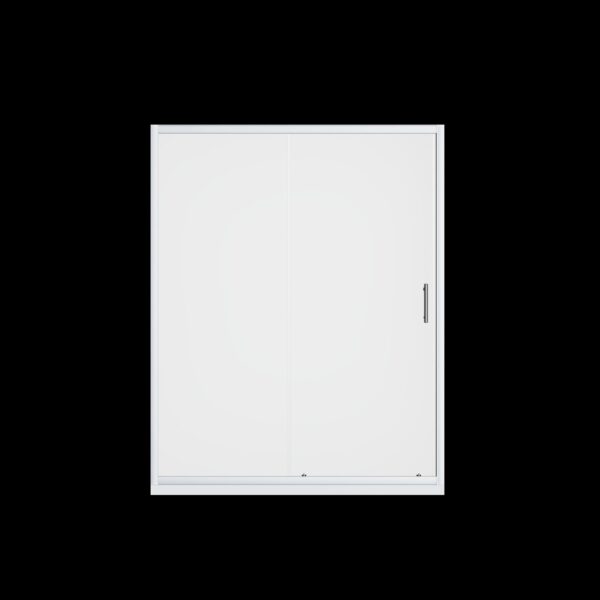 Pivot Shower Door With Handle, 1 / 4" Thick - Chrome