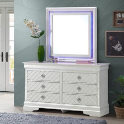 Verona - Dresser - Silver Champagne